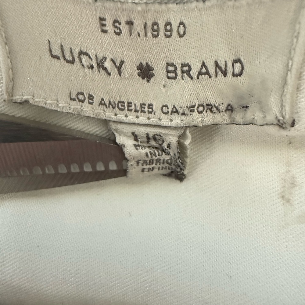 Lucky Brand Classic White Blouse *GOOD USED CONDITION* - Picture 8 of 8